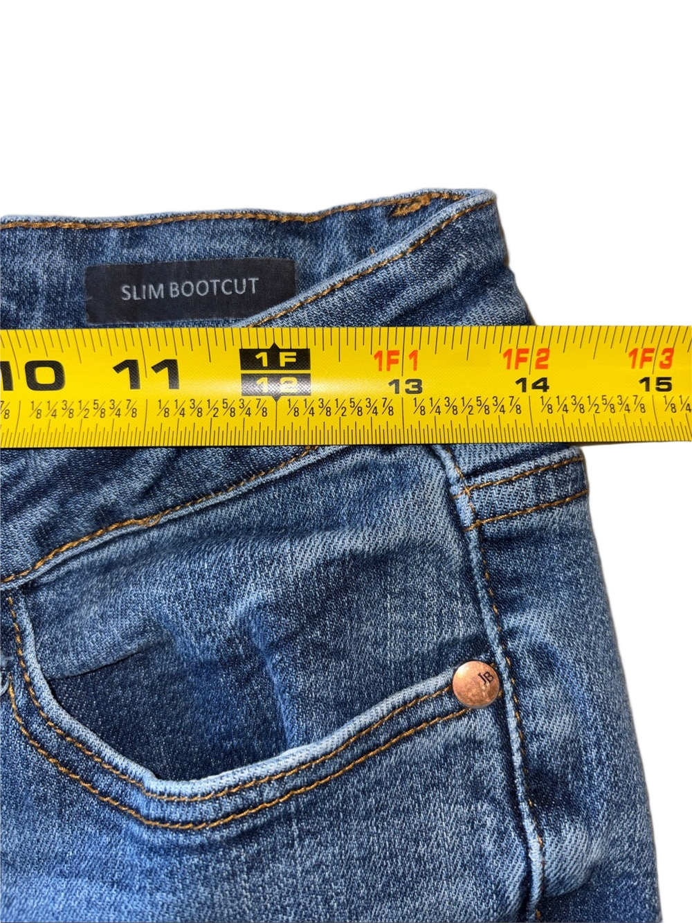Judy Blue Woman’s 7/28 Slim Bootcut Denim Jeans - Picture 7 of 7
